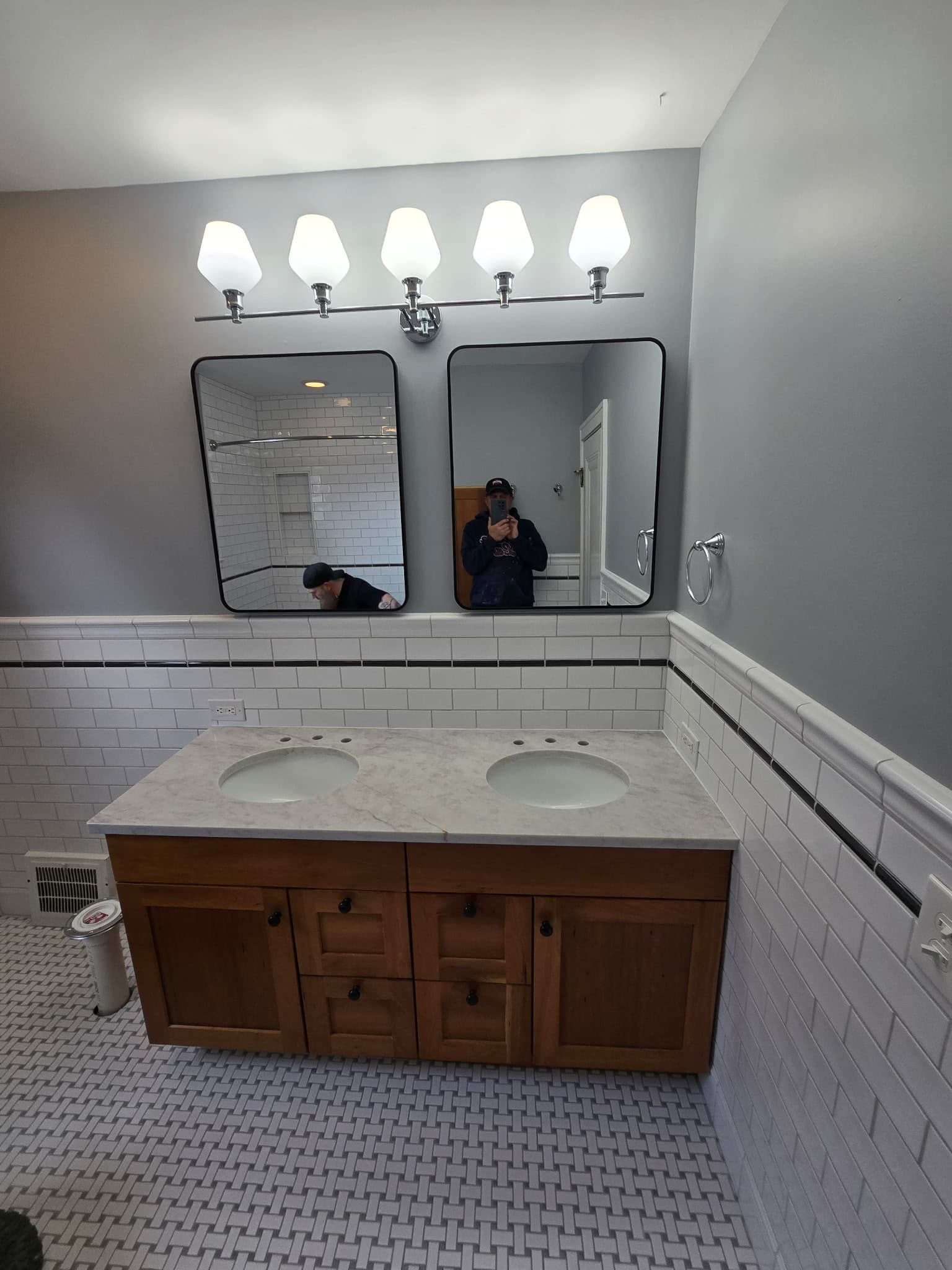 Classic Master Bath by 8 Is Enough Construction in Lorain County OH