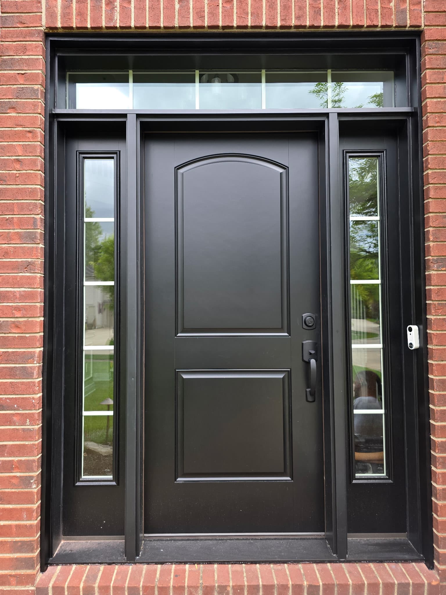 New Entry Door Install by 8 Is Enough Construction in Lorain County OH